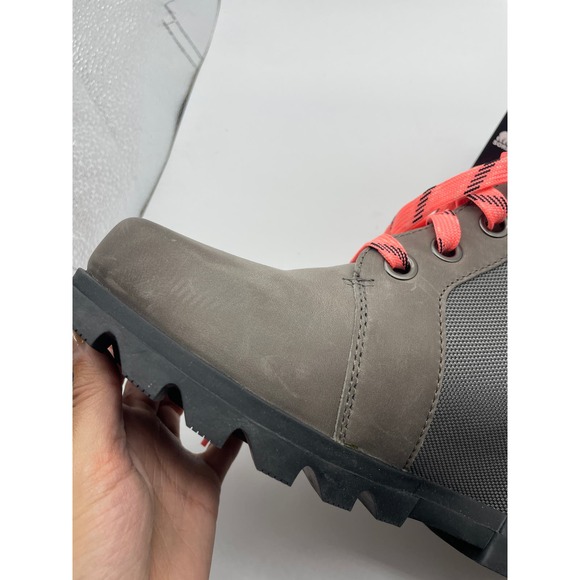 NWT Sorel Joan of Arctic Waterproof Wedge III Lexie Bootie Quarry Sz 10 Grey - Picture 11 of 13